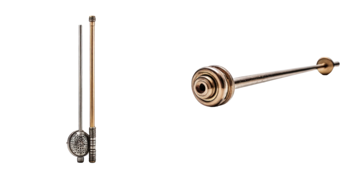 set of rod isolated on transparent background