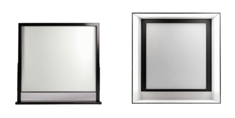 set of screen isolated on transparent background