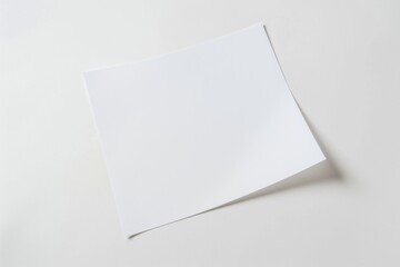 Blank paper mockup created with Generative AI