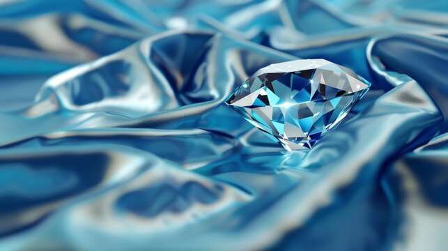 Photographs the diamond with a backdrop of fluttering rich blue flags from around the world, symbolizing its adventurous spirit and international appeal