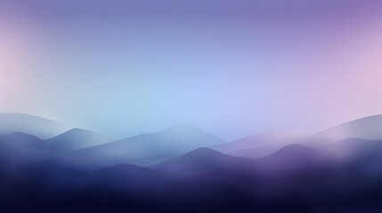 Fototapeta na wymiar Abstract Purple Hills, Soft Gradient, Peaceful Landscape Background