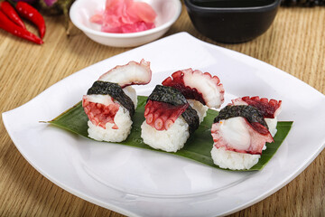 Japanese cuisine - sushi with octopus