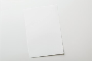 Blank paper mockup created with Generative AI