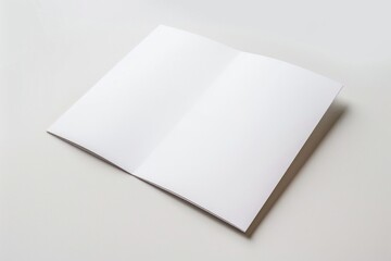 Blank paper mockup created with Generative AI