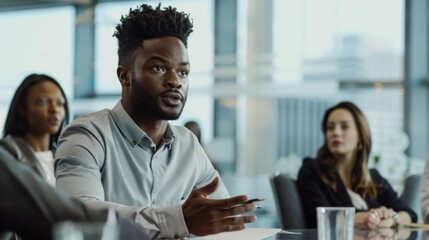 Professional Office Meeting Discussion