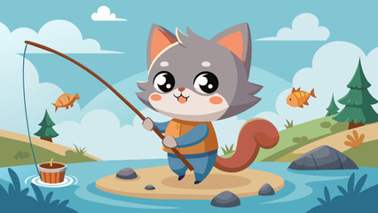 cute-little-cat-fishing