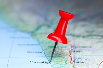 Hondeklip, South Africa pin on map