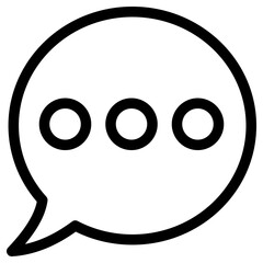 message icon, simple vector design
