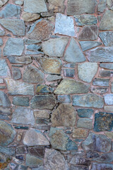 Background of brown-gray stone wall . Pattern of slate wall texture and background 2