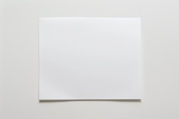 Blank paper mockup created with Generative AI