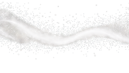 white sugar on white background