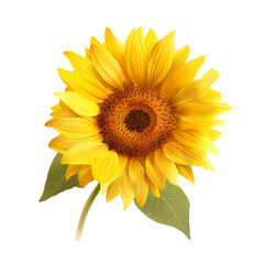 sunflower isolated on white png