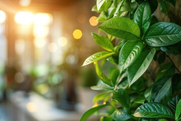 Close up photo of generates an image that visually captures the corporate values of a company. t