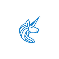 logo illustration animal of head