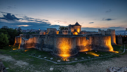 The Suceava Castle in România - obrazy, fototapety, plakaty