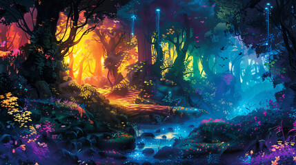 ation fantasy forest ..