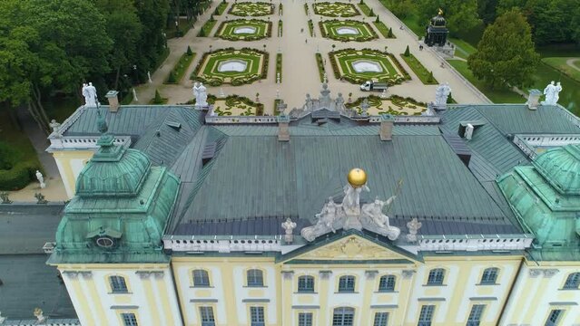 Palac Branickich Garden Park Bialystok Park Ogrod Aerial View Poland