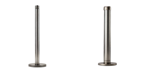 set of pole isolated on transparent background