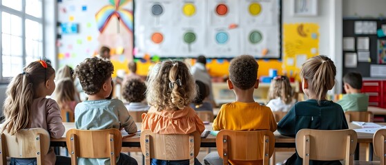 Interactive Learning in a Vibrant Classroom. Concept Engaging Activities, Collaborative Projects, Hands-On Experiments, Creative Discussions