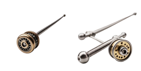 set of rod isolated on transparent background