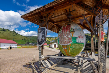 The Village of the colorful eggs Ciocanesti in Romania