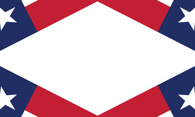 San Jacinto Day with Patriotic Flag Typography background