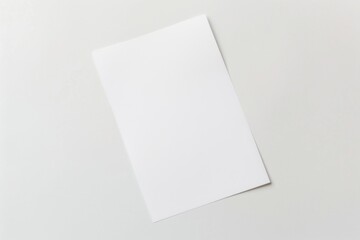 Blank paper mockup created with Generative AI