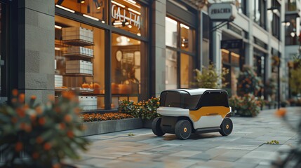 Employ delivery robots for shortdistance deliveries in urban areas, navigating sidewalks and building lobbies autonomously