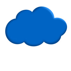 Clouds icon illustration. Cloud symbol or logo, different clouds 
