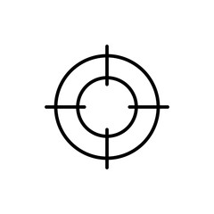 gps line icon