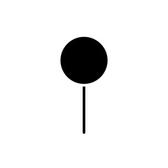 pin glyph icon