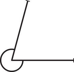 reflex angle vector outline