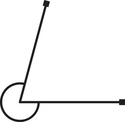 reflex angle vector outline