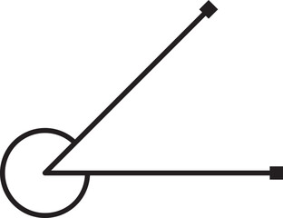 reflex angle vector outline