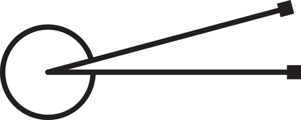 reflex angle vector outline