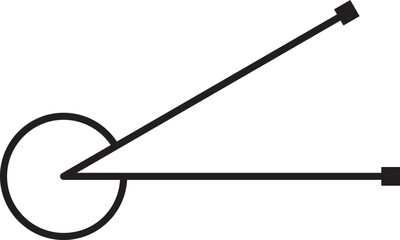 reflex angle vector outline