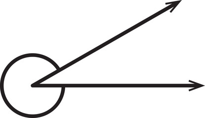 reflex angle vector outline