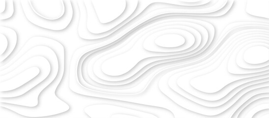 Abstract White paper cut background with lines.3d realistic papercut decoration textured with wavy layers. modern wallpaper texture and 3d realistic design use for banner flyers, posters.	