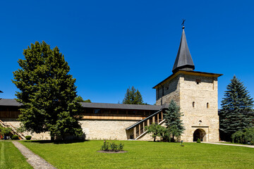 Fototapeta na wymiar The monastery of Sucevita in Romania