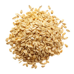 Obraz premium close-up of oat flakes png