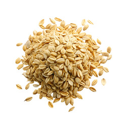 Obraz premium close-up of oat flakes png