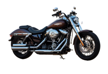 motorcycle isolated on white