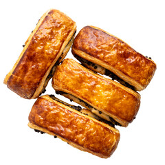 quatre pains suisse sur fond transparent