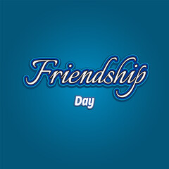 Happy friendship day text effect