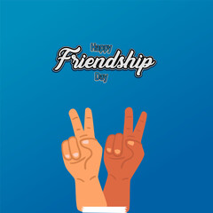 Happy friendship day text effect