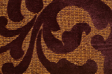pattern on fabric - as a background - close-up