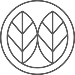  Nature leaves logo
