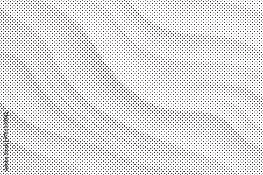 Poster ackground with squares halftone dots. Halftone vector background. Monochrome halftone pattern. Abstract geometric dots background. Pop Art comic background for website, card, poster.
