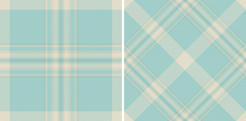 Texture vector tartan of fabric seamless pattern with a check textile plaid background. Set in cream colors for Easter fashion ideas, stylish celebration.