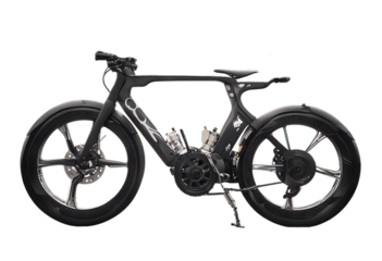 bicycle isolated on white